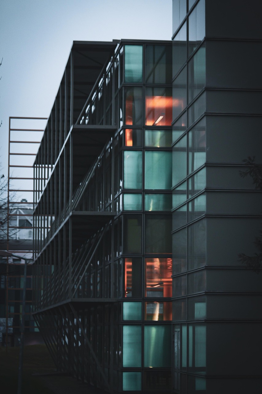 contemporary architecture facade glass